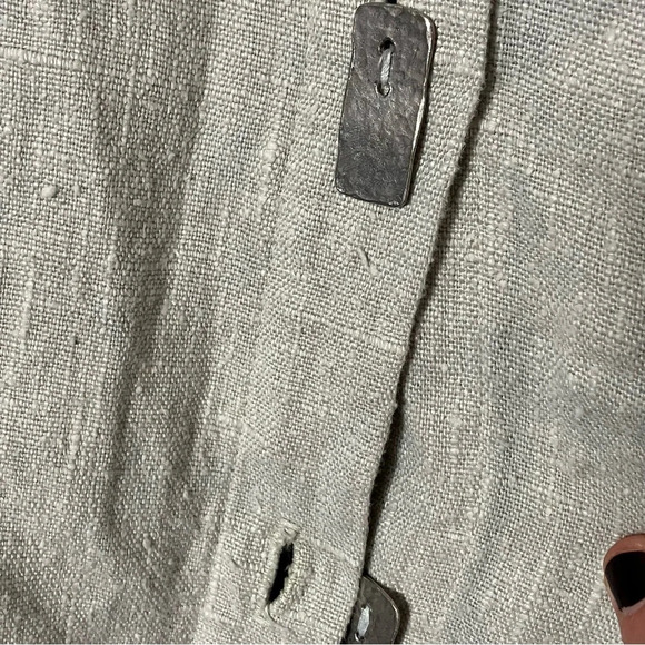 Vintage‎ Nannette Keller Linen Midi Skirt Small - Picture 6 of 7